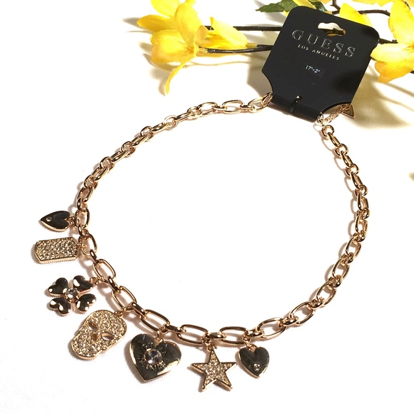 Guess Jewelry - 3/$30! GUESS Statement Necklace with Charms